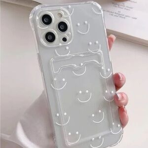 Clear Smiley Face Phone Case